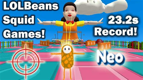 Lolbeans world records Hey guys, in this video I am playing a game called lolbeans, its kind of like a free Fall Guys knock off game but I think its extremely fun and I I'm getting
